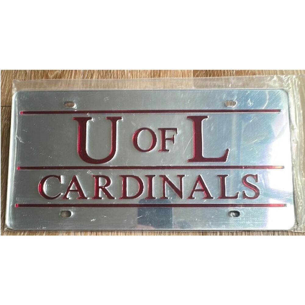 Louisville Cardinals Acrylic License Plate Frame L1C4